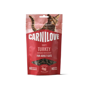 CARNILOVE SOFT SNACK TURKEY / CATNIP
