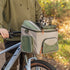 Trixie Fietsmand Voor Stuur Polyester Olijfgroen / Beige 48X34X40 Cm