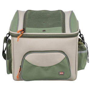 Trixie Fietsmand Voor Stuur Polyester Olijfgroen / Beige 48X34X40 Cm