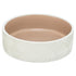 Trixie Voerbak / Drinkbak Patroon Keramiek Wit / Beige 16X16X6 Cm