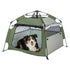 TRIXIE HONDENTENT POP-UP OLIJFGROEN / BEIGE