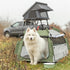 TRIXIE HONDENTENT POP-UP OLIJFGROEN / BEIGE