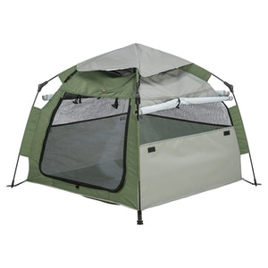 TRIXIE HONDENTENT POP-UP OLIJFGROEN / BEIGE