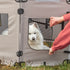 Trixie Opvouwbare Ren 8 Elementen Grijs / Zwart 59X78 Cm