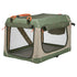 Trixie Kennel Comfy Bench Stof / Reismand Olijfgroen / Beige 64X95,5X60,5 Cm