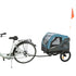 Trixie Fietskar Tot 35 Kg Blauw / Grijs M 81X102/145X102 Cm