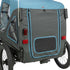 TRIXIE FIETSKAR TOT 35 KG BLAUW / GRIJS M 81X102/145X102 CM