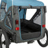 TRIXIE FIETSKAR TOT 35 KG BLAUW / GRIJS M 81X102/145X102 CM