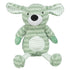 TRIXIE HOND MET STREPEN PLUCHE GROEN