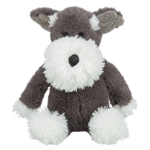 Trixie Hond Met Snor Pluche Grijs 38 Cm
