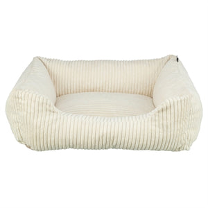 Trixie Vital Hondenmand Jonna Hoekig Ribfluweel Creme 120X80 Cm