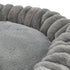 Trixie Hondenmand Lonni Rond Brede Ribstof Antraciet 50X50X12 Cm