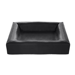 Bia Bed Kunstleer Hoes Hondenmand Zwart Bia-4 85X70X15 Cm