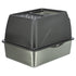 TRIXIE KATTENBAK HOP-IN RVS GRIJS 40X52X39 CM