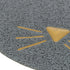 TRIXIE KATTENBAKMAT KATTENKOP PVC LICHTGRIJS