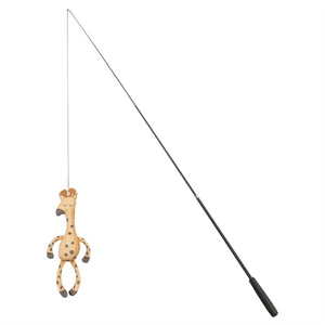 Trixie Kattenhengel Telescopisch Grote Katten Met Giraffe Bruin 106 Cm
