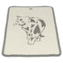 TRIXIE KRABMAT MET PRINT TAUPE