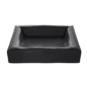 Bia Bed Kunstleer Hoes Hondenmand Zwart Bia-6 100X80X15 Cm