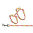Trixie Kattentuigje Met Riem Bloemen Motief Assorti 27-45X1 Cm