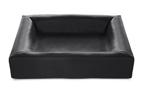 Bia Bed Kunstleer Hoes Hondenmand Zwart Bia-2 60X50X12,5 Cm
