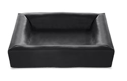 Bia Bed Kunstleer Hoes Hondenmand Zwart Bia-3 70X60X15 Cm