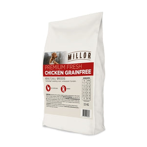 Millor Premium Extruded Fresh Adult Chicken Grain Free 15 Kg