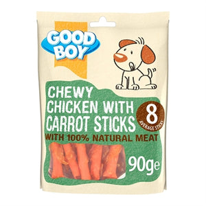 Good Boy Chicken & Carrot Sticks 90 Gr
