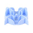 Zolux Slowfeeder / Inzet Stuk Voor Voerbak Silicone Blauw 13,5X13,5X3,5 Cm
