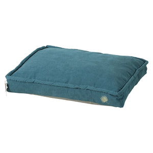 Zolux Hondenkussen Toscane Hoekig Gerecyclede Vulling Blauw 92X60X16 Cm