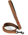 Zolux Expert Hondenriem Premium Leer / Neopreen Bruin 100X2 Cm