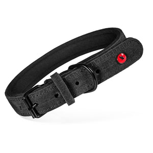 Zolux Expert Halsband Hond Premium Leer / Neopreen Zwart 50X2 Cm