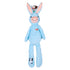 Zolux Furry Farm Ezel Hassan Pluche Met Touw Blauw 69X23X9,5 Cm