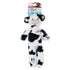 Zolux Furry Farm Koe Isache Pluche Met Touw Wit / Zwart 32X21X6 Cm