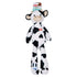 Zolux Furry Farm Koe Isache Pluche Met Touw Wit / Zwart 59X21X9 Cm