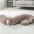 Savic Snuggle Tunnel / Kattenmand Warm Grijs 85X85X26,5 Cm
