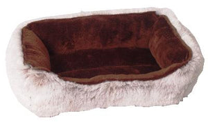 Merkloos Divan Hamster Bed Pluche Bruin 30X20X8CM