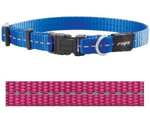 Rogz For Dogs Nitelife Halsband Roze 11 MMX20-32 CM