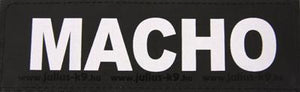 Julius K9 Labels Voor Power-Harnas / Tuig Macho SMALL