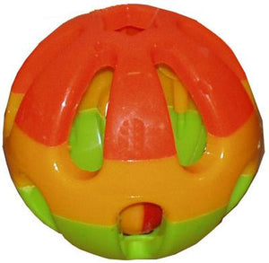 Merkloos Plastic Knaagdierbal Met Bel 7,5 CM