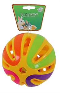 Merkloos Plastic Knaagdierbal Met Bel 12,5 CM