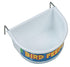 Happy Pet Voerbak Half Rond Wit Large 11,5X8,5X6,5 Cm