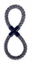 Happy Pet Flossin Fun 8 Vormig L Large 37X15X2,5 Cm