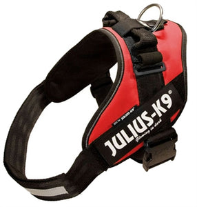 Julius K9 Power-Harnas / Tuig Voor Labels Rood MAAT 2/71-91 CM