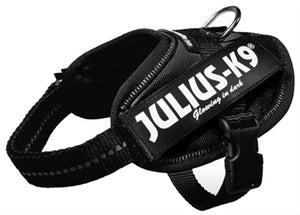 Julius K9 Idc Power-Harnas / Tuig Voor Labels Zwart BABY 1/30-37 CM