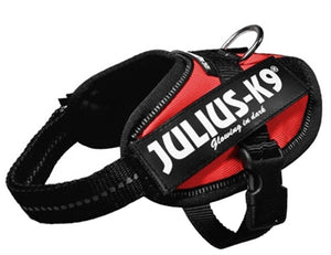 Julius K9 Power-Harnas / Tuig Voor Labels Rood BABY 2/35-43 CM