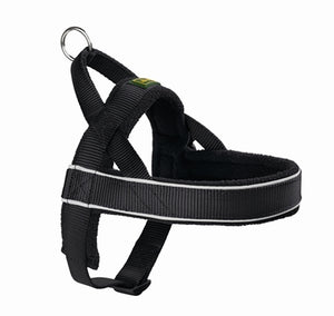 Hunter Harnas Norweger Racing Nylon Zwart / Zwart LARGE 62-75X2,5 CM