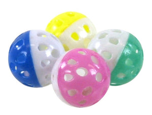 Merkloos Ballen Met Bel Zwaar Model 4 CM 4 ST