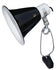 Komodo Black Dome Clamp Lamp Fixture 14 Cm