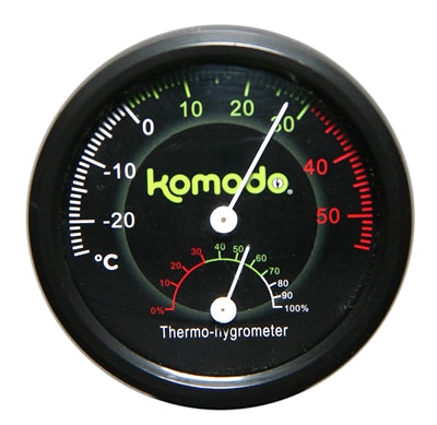 Komodo Thermometer / Hygrometer Analoog 8 CM