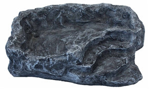 Komodo Voerbak Terraced Grijs 25X22X6,5 CM